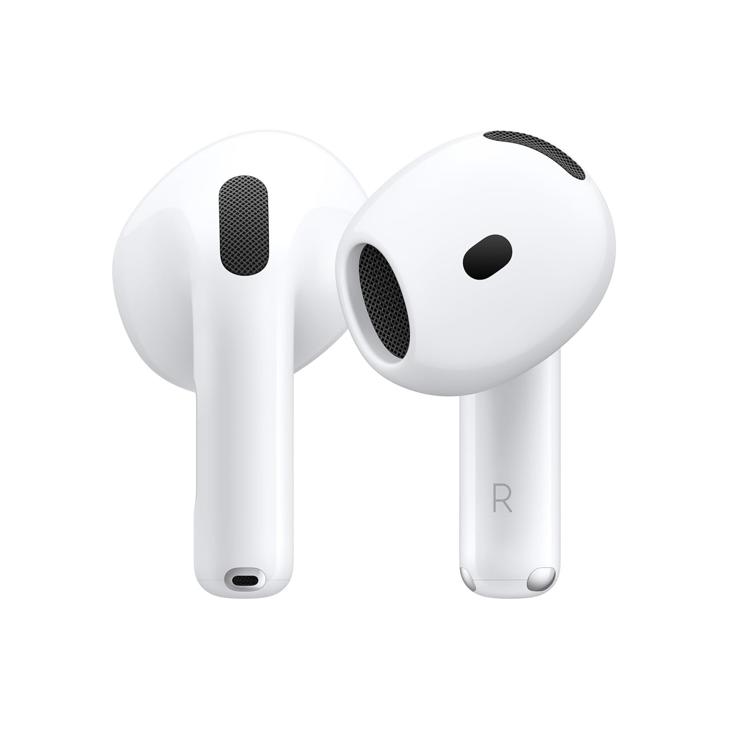 Apple AirPods 4 Wireless Earbuds, Bluetooth Headphones, Personalized Spatial Audio, Sweat and Water Resistant, USB-C Charging Case, H2 Chip, Up to 30 Hours of Battery Life, Effortless Setup for iPhone 1 appleairpods4wirelessearbudsbluetoothheadphonespersonalizedspatial